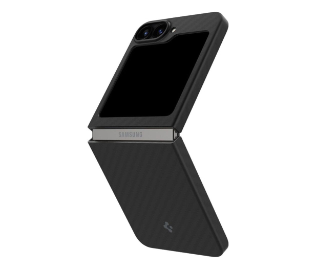 Spigen Airskin do Samsung Galaxy Z Flip6 Aramid Black - 1267240 - zdjęcie 2